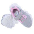 Buty Sportowe Adidasy Dziecięce Na Rzepy F821 szaro różowe 4.JPG