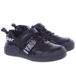 Czarne Modne Sneakersy Dziecięce Rzep Adidaski Buty Sportowe LINSHI  HIT A2359-22  