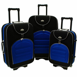 Zestaw komplet walizek podróżnych 801 RGL 3w1 na kółkach