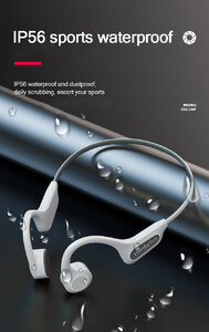 Słuchawki Lenovo X3 Pro kostne Bluetooth bezprzewodowe biegania rower białe