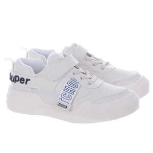 Białe Sneakersy Dziecięce Rzep Adidaski Buty Sportowe LINSHI A2359-22