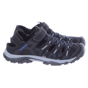 Sandały Męskie trekkingowe sportowe Elementy Odblaskowe 9SD-9181 Czarno-niebieskie