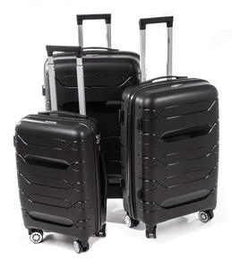 ZESTAW walizek podróżnych POLIPROPYLEN 3w1 L-XXL PP2 