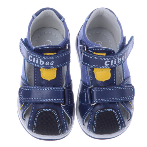 Sandałki chłopięce na rzepy tanie Clibee Ab248 Niebieskie 4.JPG