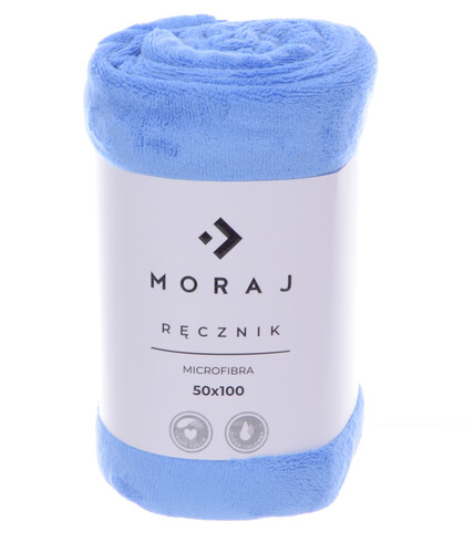 ręcznik z mikrofibry szybkoschnący jasny niebieski.JPG